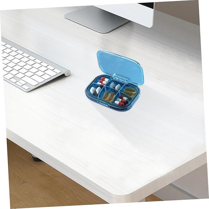 Medicine Storage Box Multi Compartment Organizer for Pills Vitamins