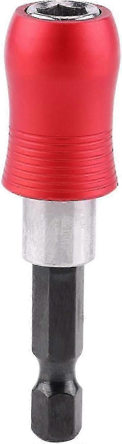 Bit Holder-1/4 Hex Shank Magnetic Bit Holder Extension Bar For Electric Drill Screwdriver Length 60mm