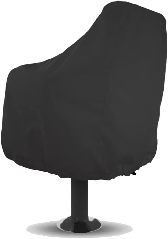Boat Seat Cover Waterproof Captain Chair Cover Fishing Chair Protective Cover