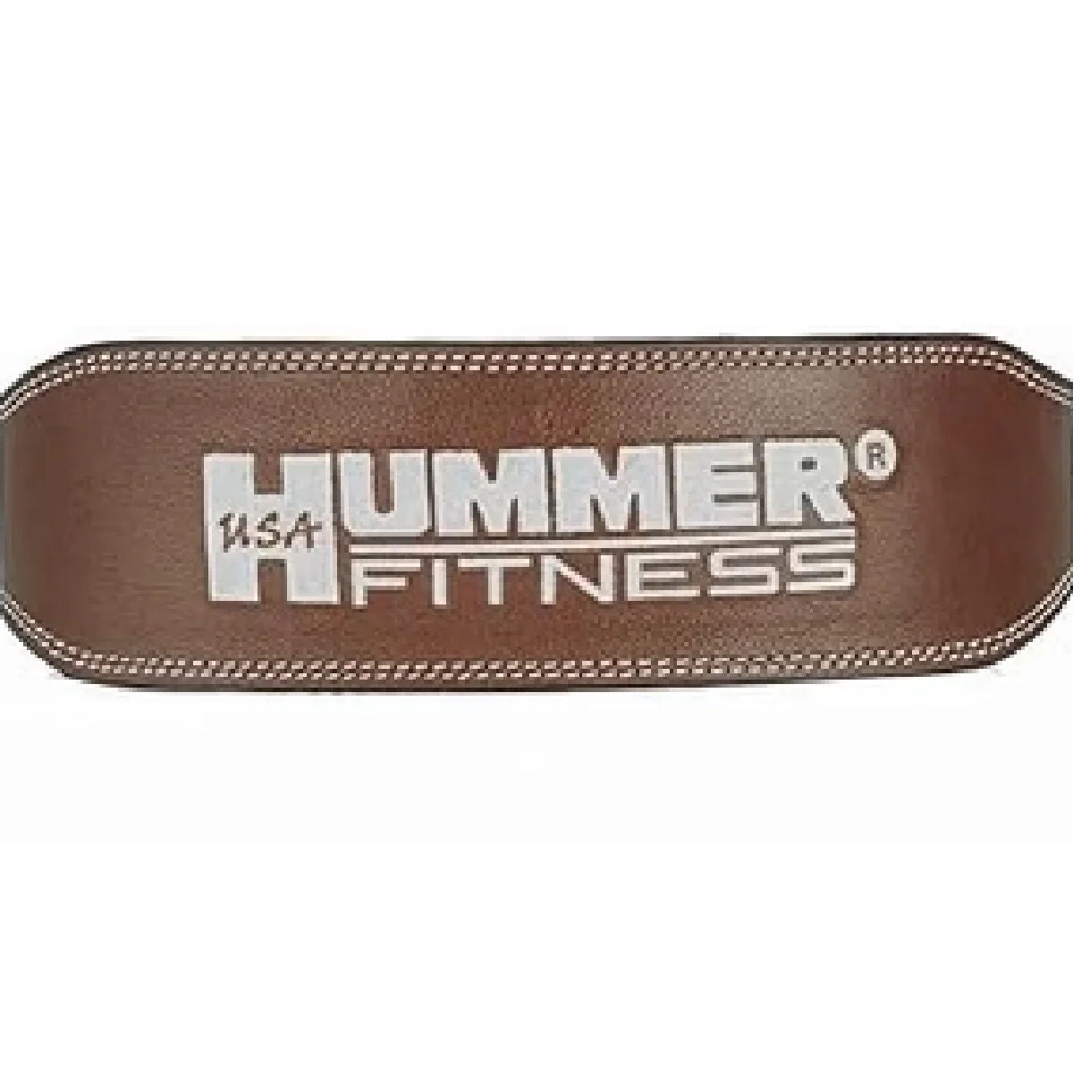 HMR USA Fitness 1993-01 Leather Belt Brown/Wht (XL)