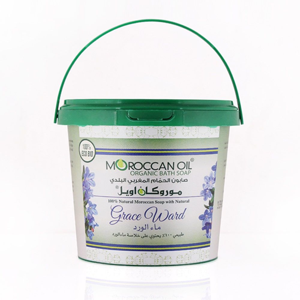 Moroccan Oil Organic Bath Soap Bucket, Grace Ward, 850ml