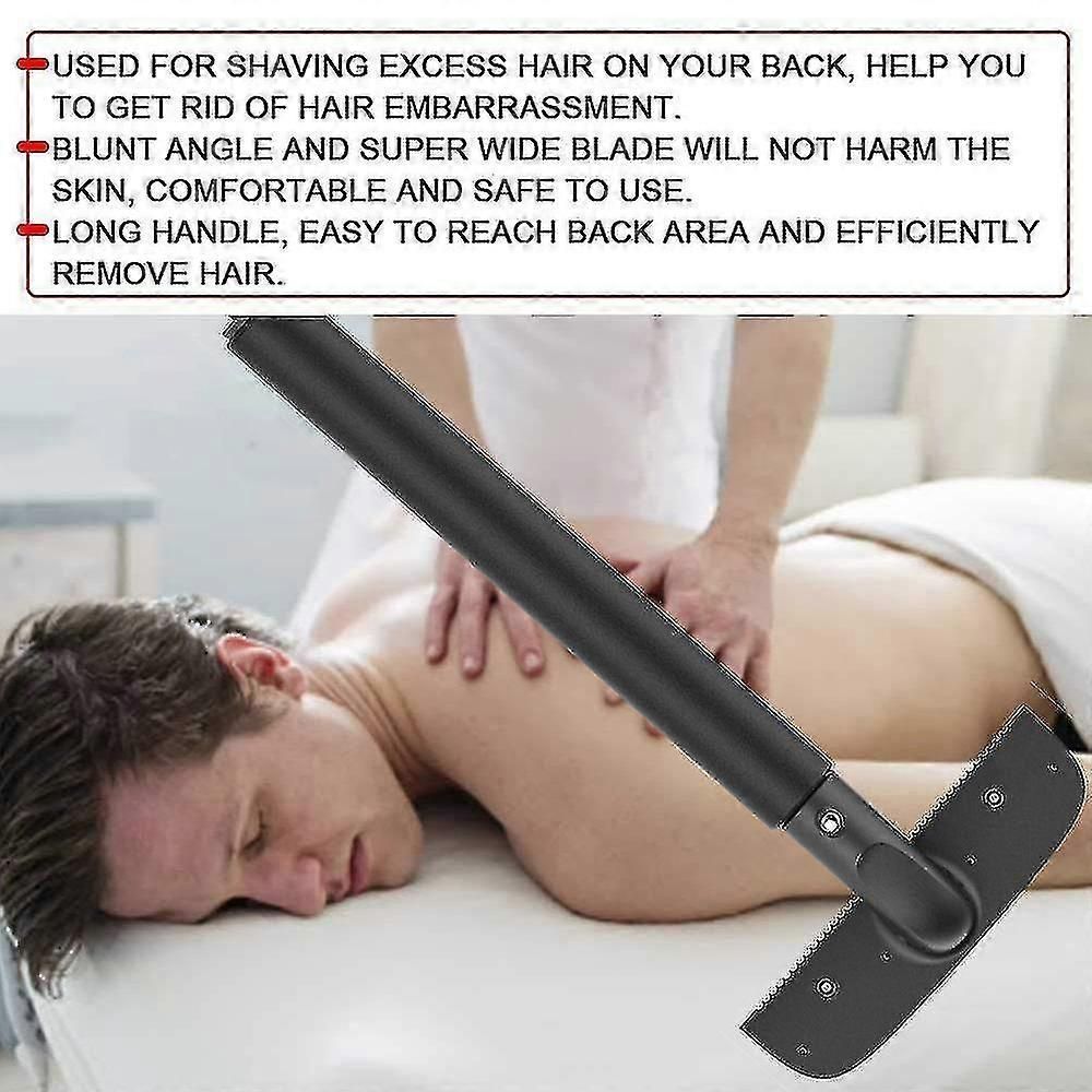 Adjustable Back Shaver for Wet and Dry Body Hair Removal