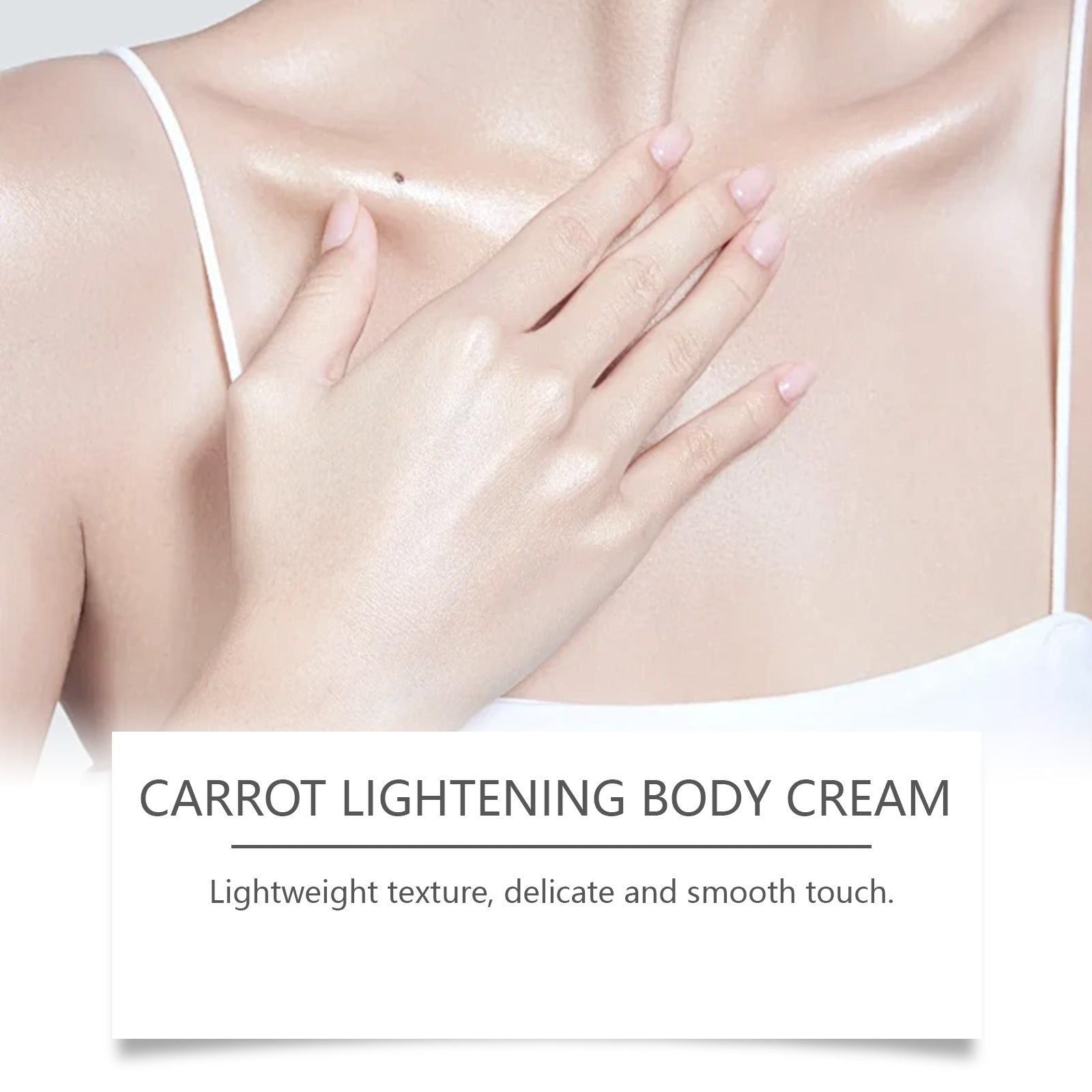 Carrot Moisturizing Body Lotion, Hydrates Skin, Softens, Brightens, Natural Glow ,100g