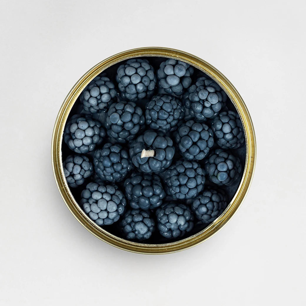 Gourmet Food Candle - Candlecan Cinnamon Blackberry
