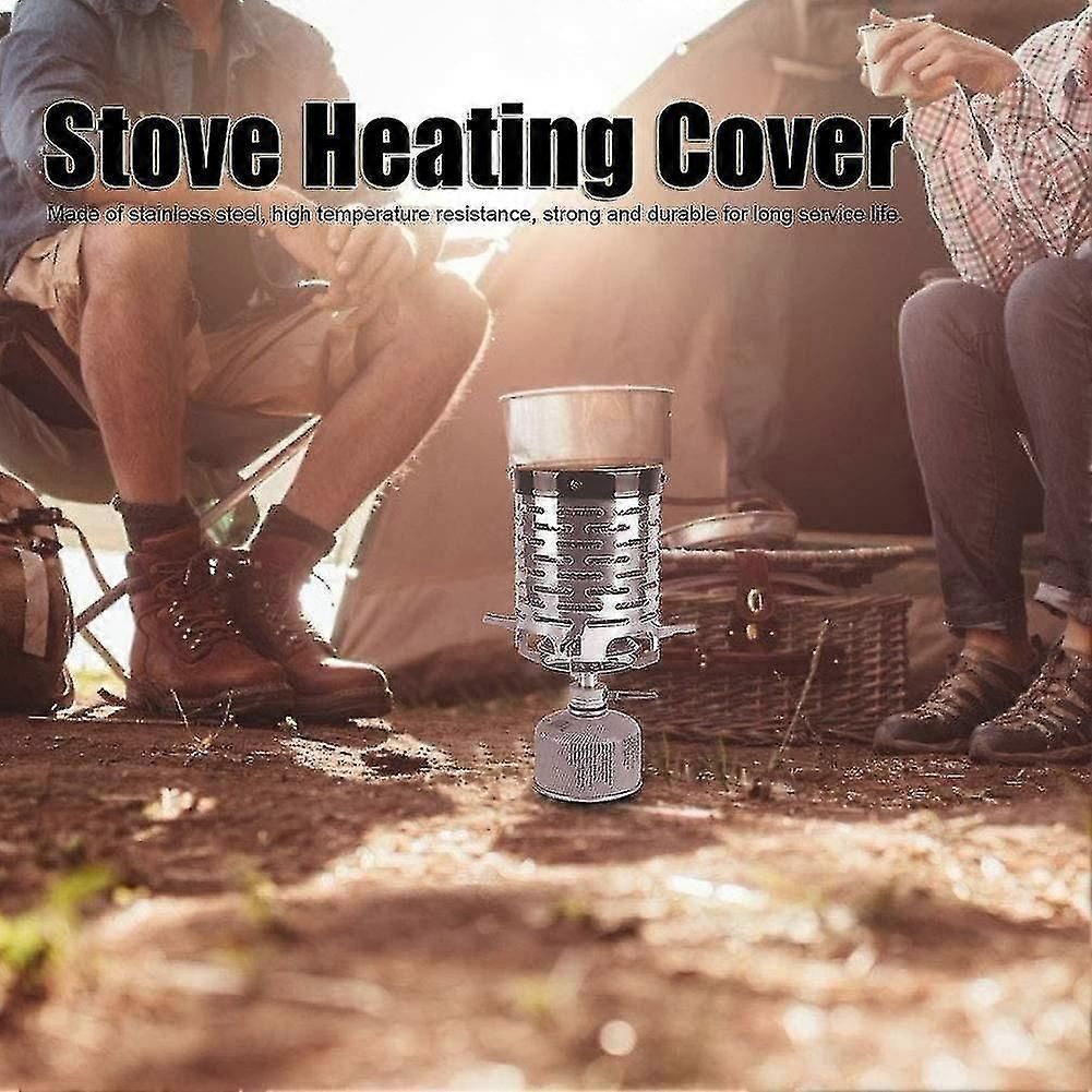 Portable Stainless Steel Tent Heating Cover Warming Stove Cover, Heater Shield For Outdoor Backpacking Hiking