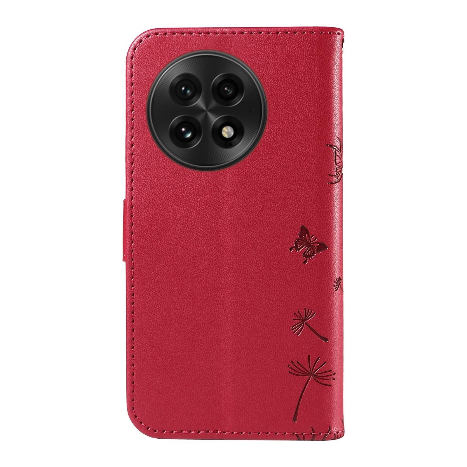 Dandelion Embossed Leather Case For OnePlus 13