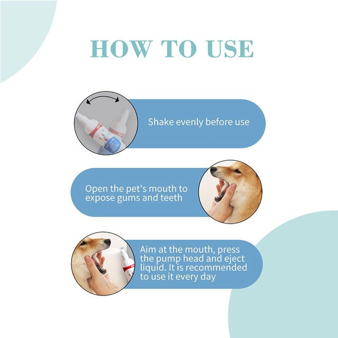 Bioline Teeth Cleaning Spray For Dogs, 175ml