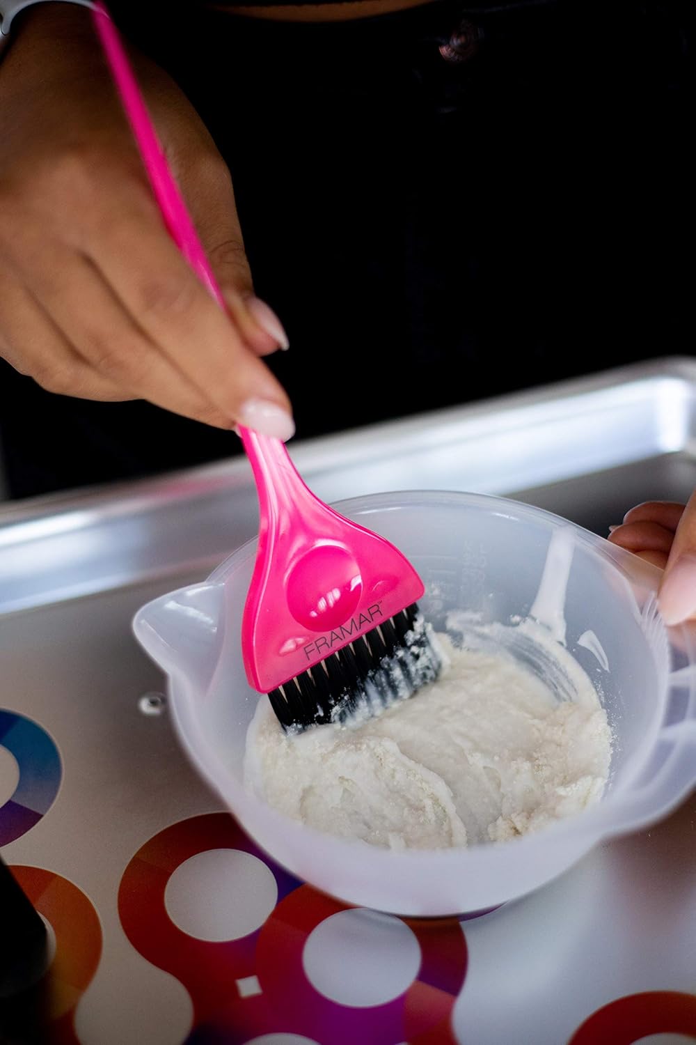 Framar Classic Color Hair Dye Brush, Pink