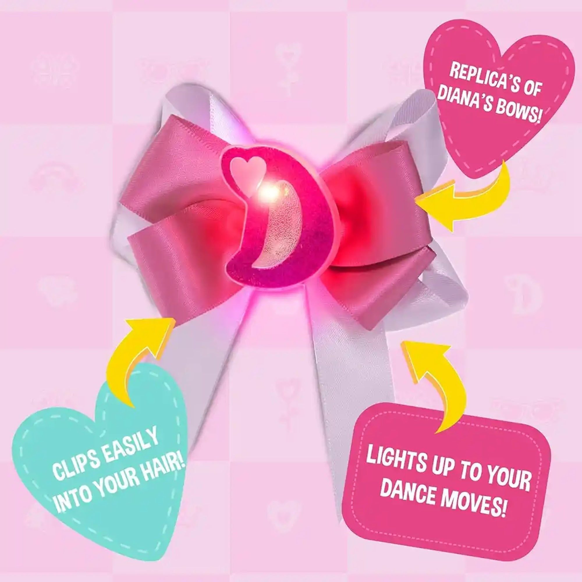 Love Diana Dance N' Flash Hair Bows