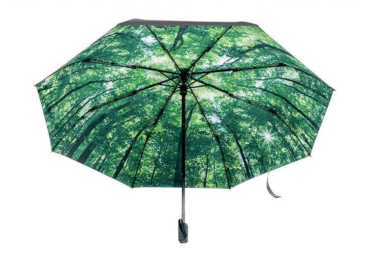Print Folding Umbrella Anti UV Umbrella Portable Outdoor Travel Umbrella