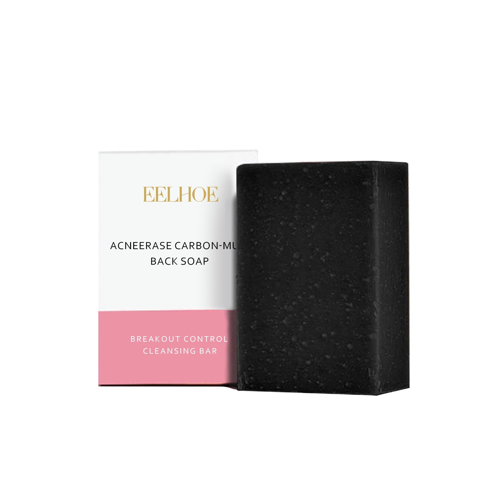 Carbon Clay Back Soap for Skin Care, Brightening, Acne, Dark Spots, Moisturizing ,100g