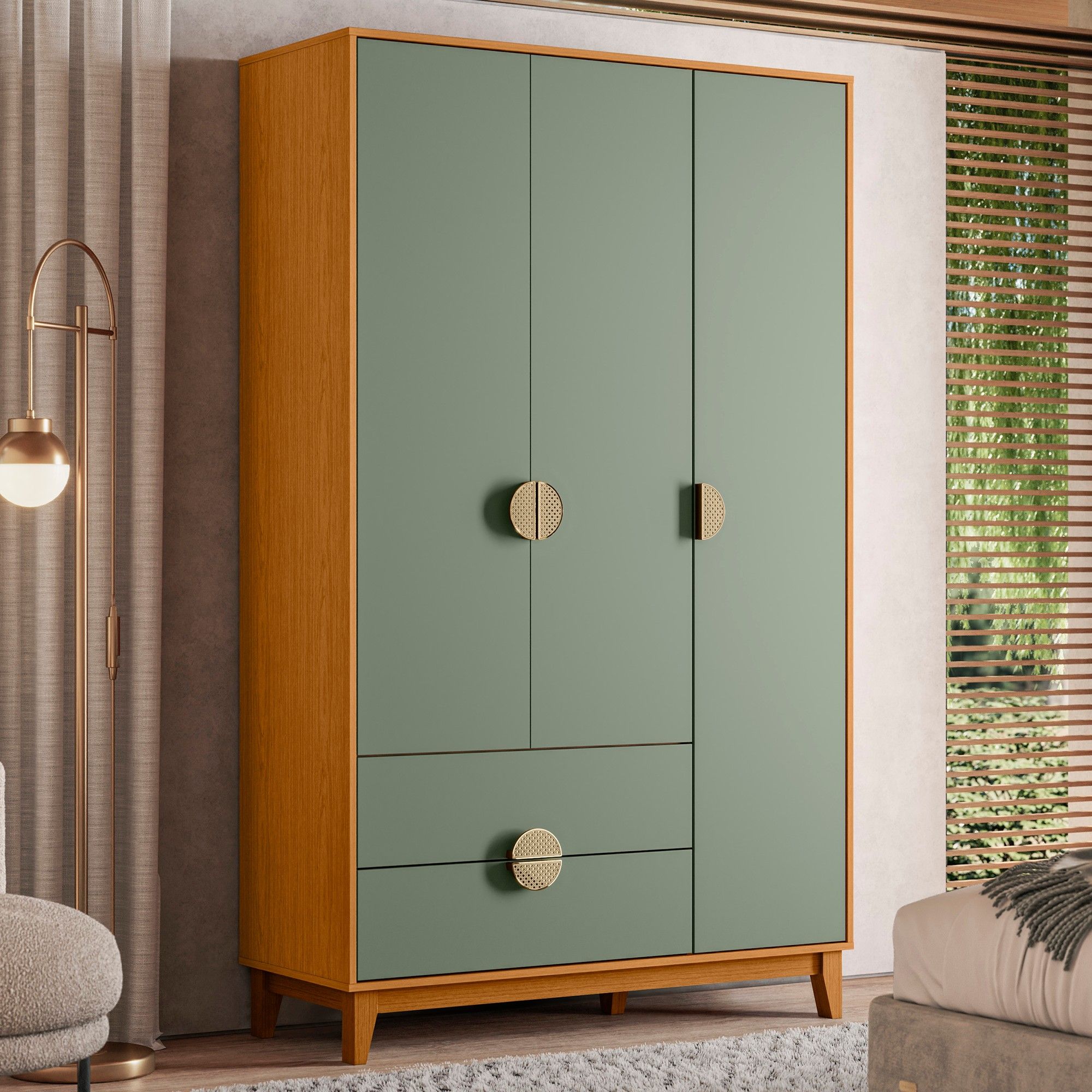 IPE 3 Door Wardrobe