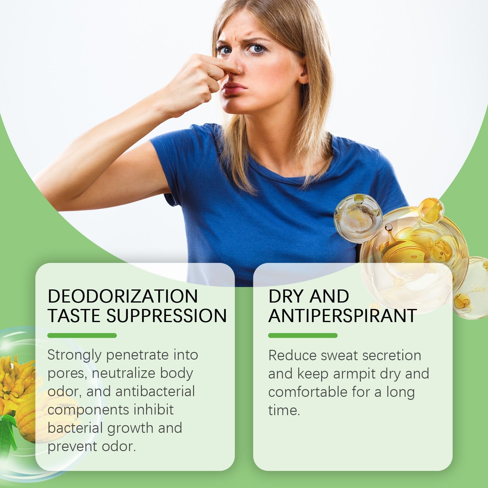 15g Bergamot Deodorant Stick with Fresh and Long Lasting