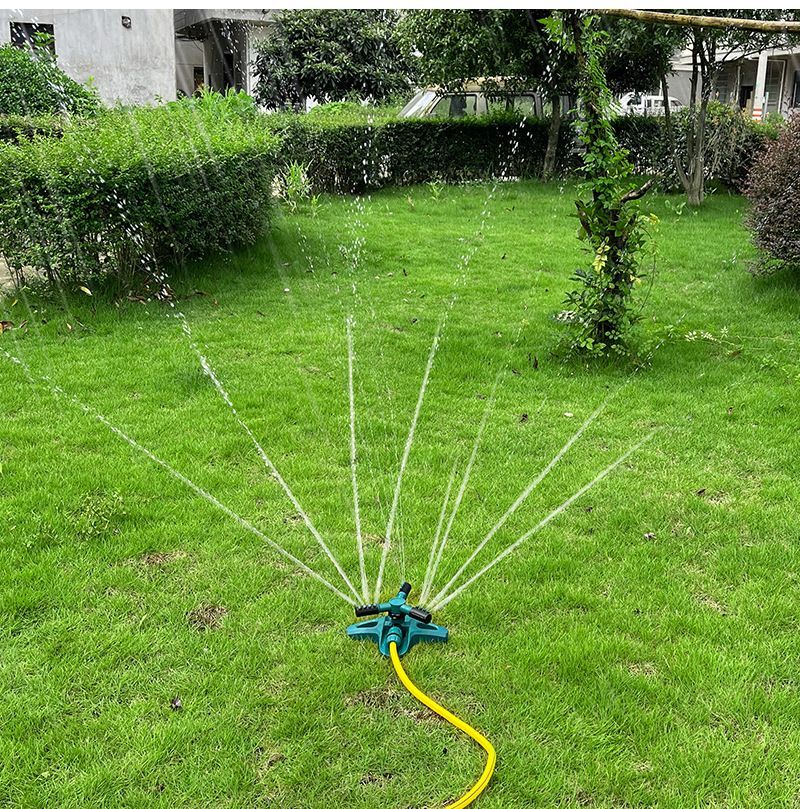 Lawn Sprinkler Automatic 360 Rotating Large Area Oscillating Watering Sprayer