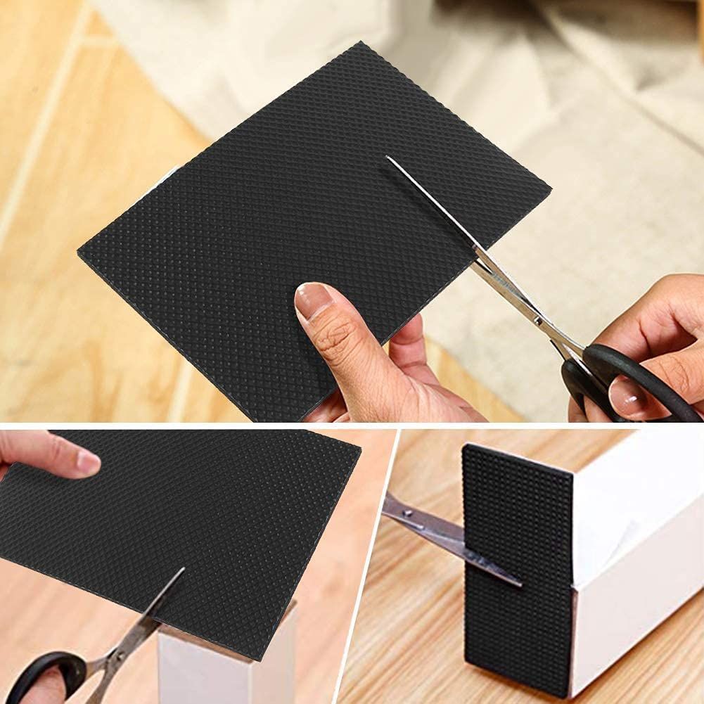 Non-slip Self-adhesive Rubber Feet Pads Black Funiture Chair Pads Protector Floor Protectors