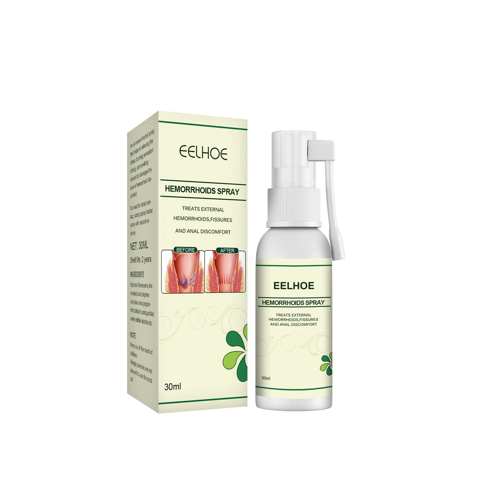 Body Care Spray for Anal Relief, Gentle Moisturizer, Soothes & Comforts Daily ,30ml