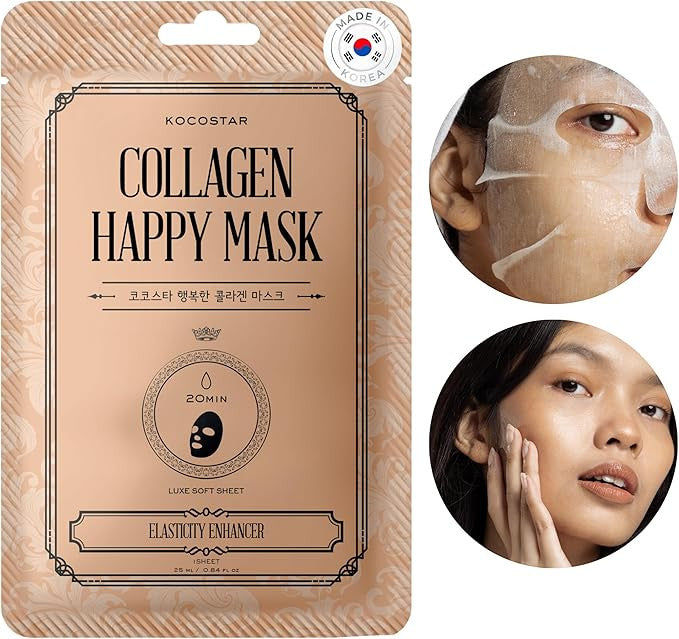 Kocostar Happy Mask Facial Sheet Collagen 23ML 1's 6432