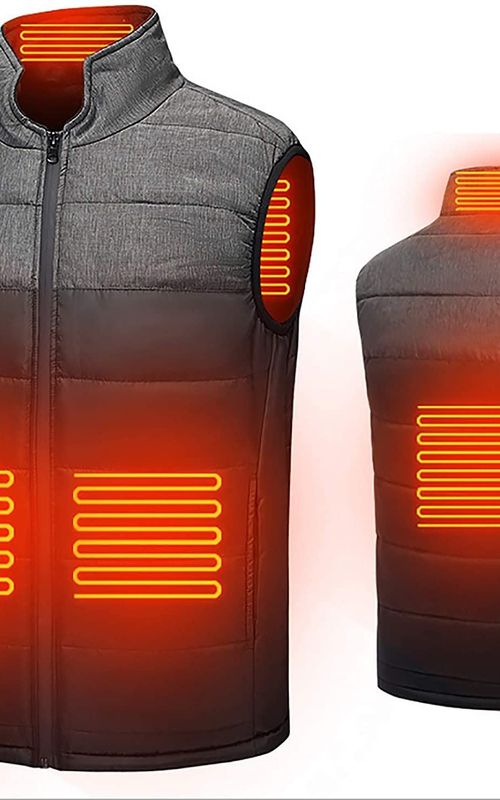 Electric Heated Vest Thermal Gilet Winter Waistcoat Warm Jacket For Outdoor Activities