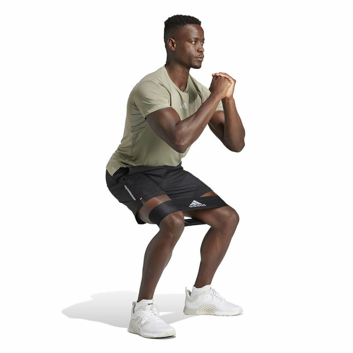 Men’s Short Sleeve T-Shirt Adidas Essentials Gym+ Beige