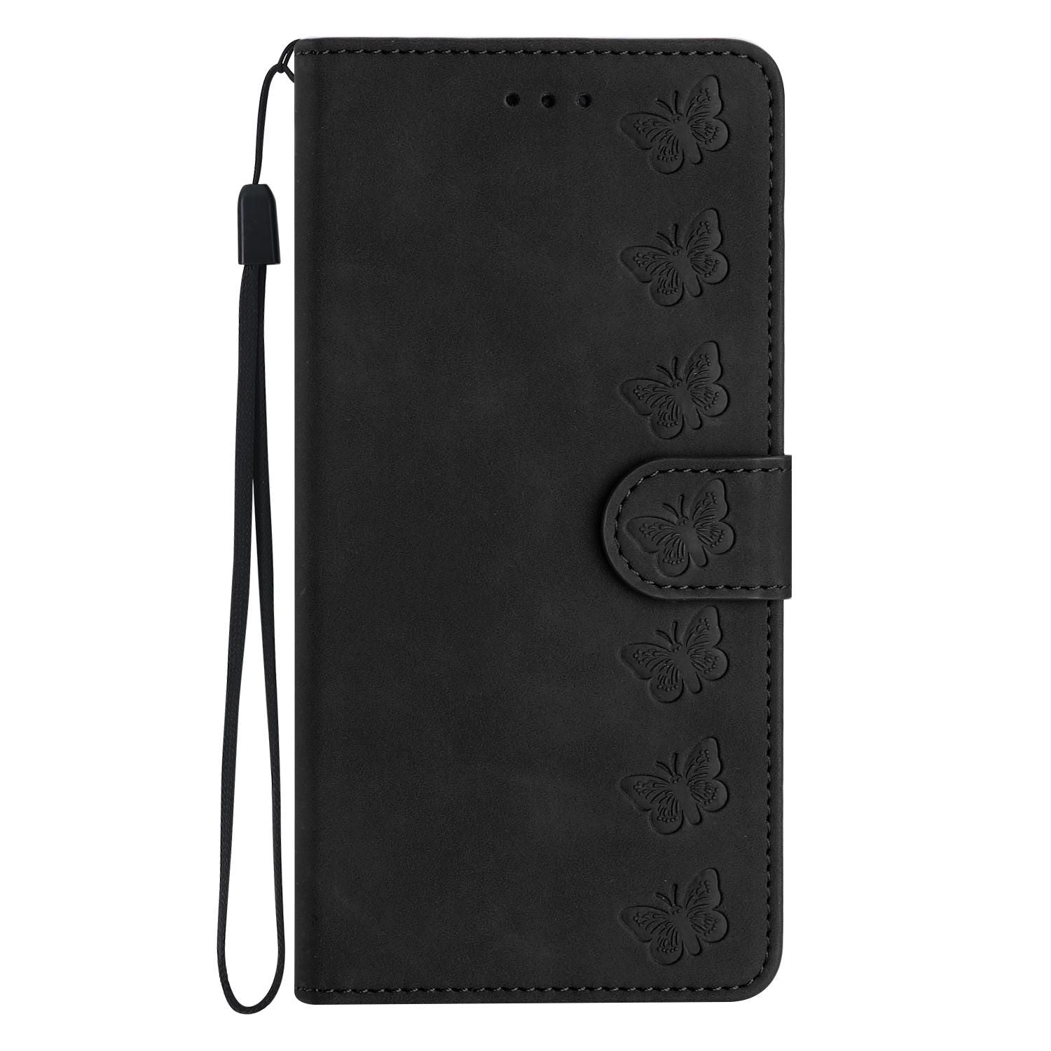 Seven Butterflies Embossed PU Case For Google Pixel 9a