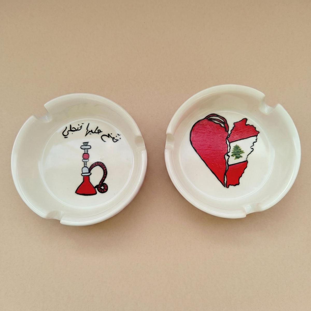 Handi Made Handpainted Ashtray (Delivered in up to 7 days)