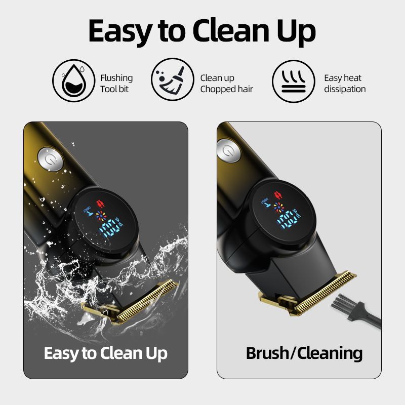 USB Type-C Hair Clipper with 6 Combs