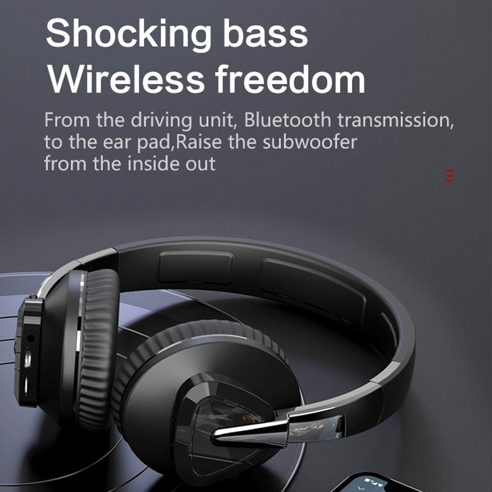Noise Cancelling Bluetooth Headset Wireless Foldable Gaming Stereo Headphones