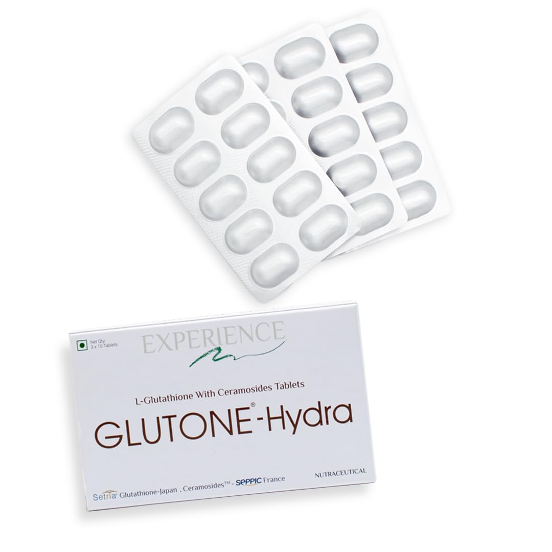 Glutone-Hydra | أقراص سيتريا جلوتاثيون مع سيراموسيدات 30