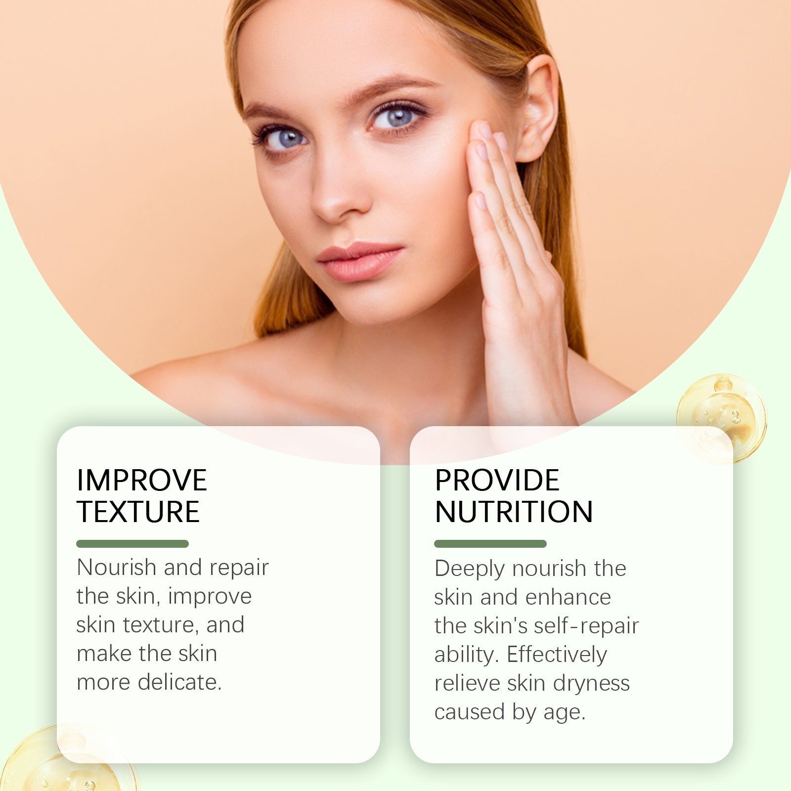 Anti Aging Moisturizer, Hydrating Facial Lotion, Youthful Skin Repair ,100ml