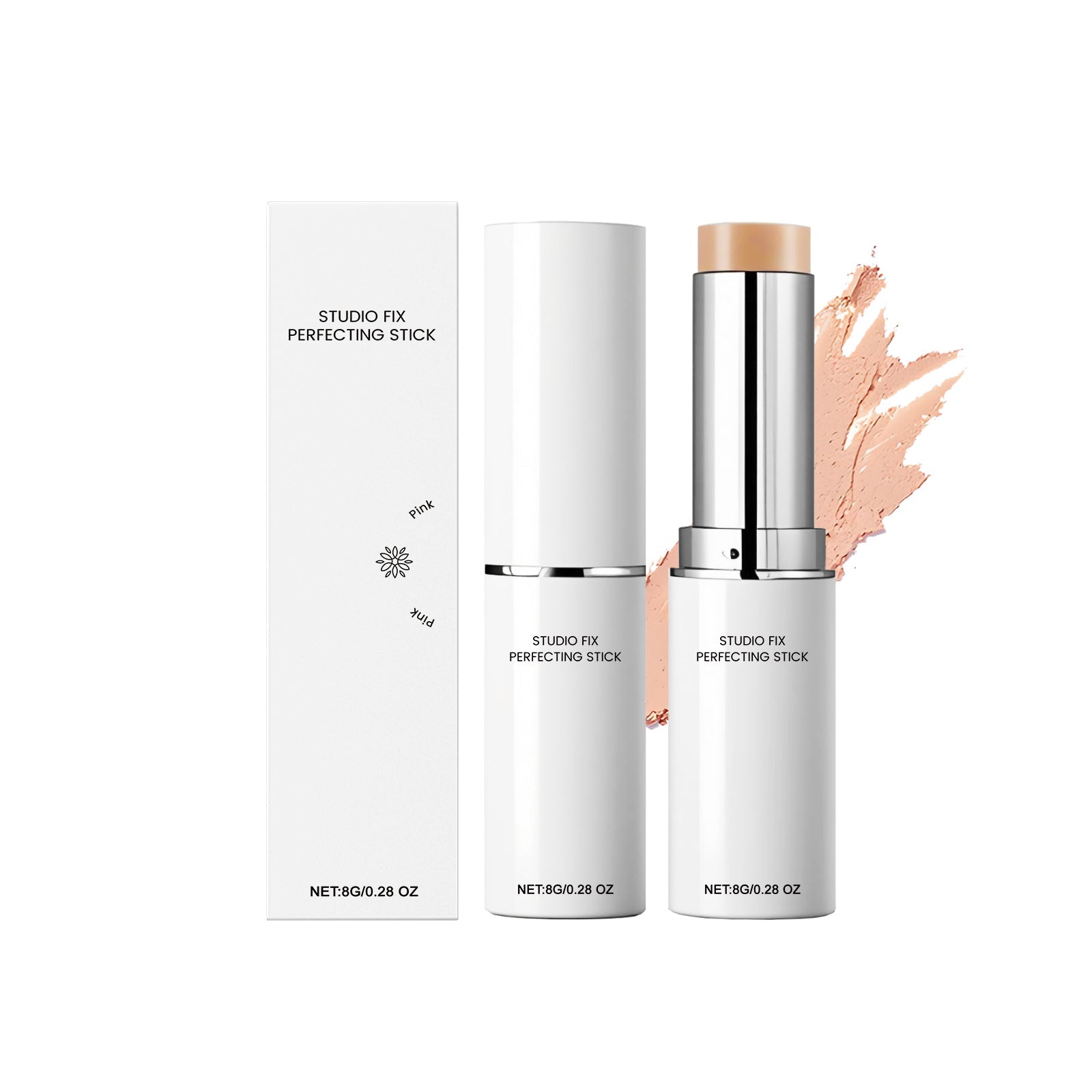Brightening Stick Concealer Foundation, Natural, Long-Lasting, Moisturizing, Flawless Skin ,8g