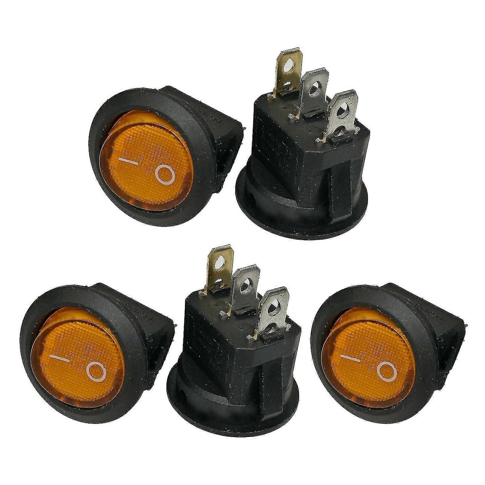 Led Lighted Rocker Toggle Switch Panel For Rv Truck Boat Electronic Power Button
