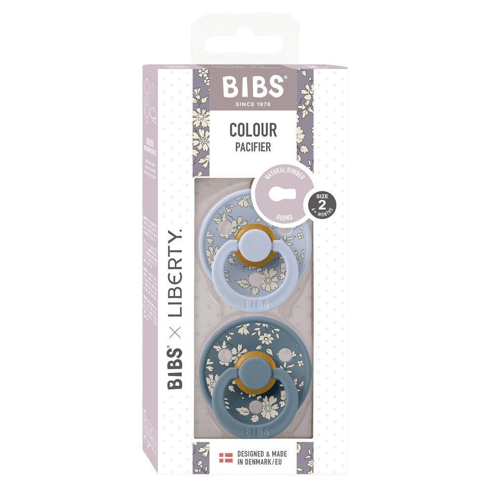 Bibs-Liberty 2 Pack Colour Latex Size 2-Capel/Dusty blue