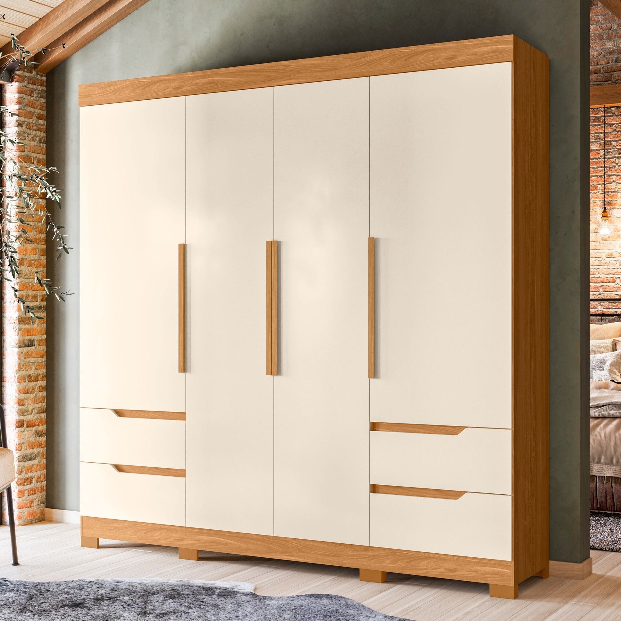 Vivacce 4 Door Wardrobe