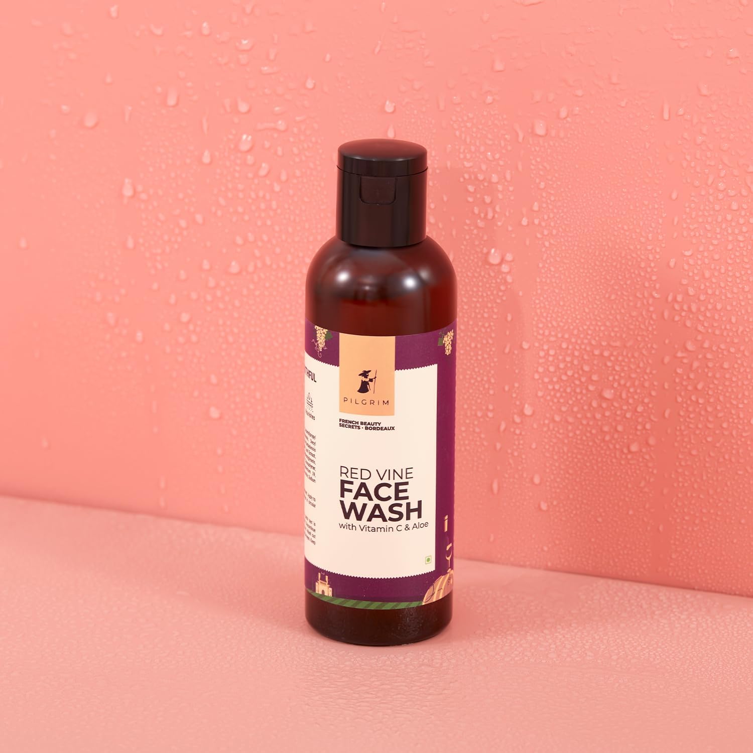 Pilgrim French Red Vine Face Wash with Vitamin C & goodness of Aloe 100ml