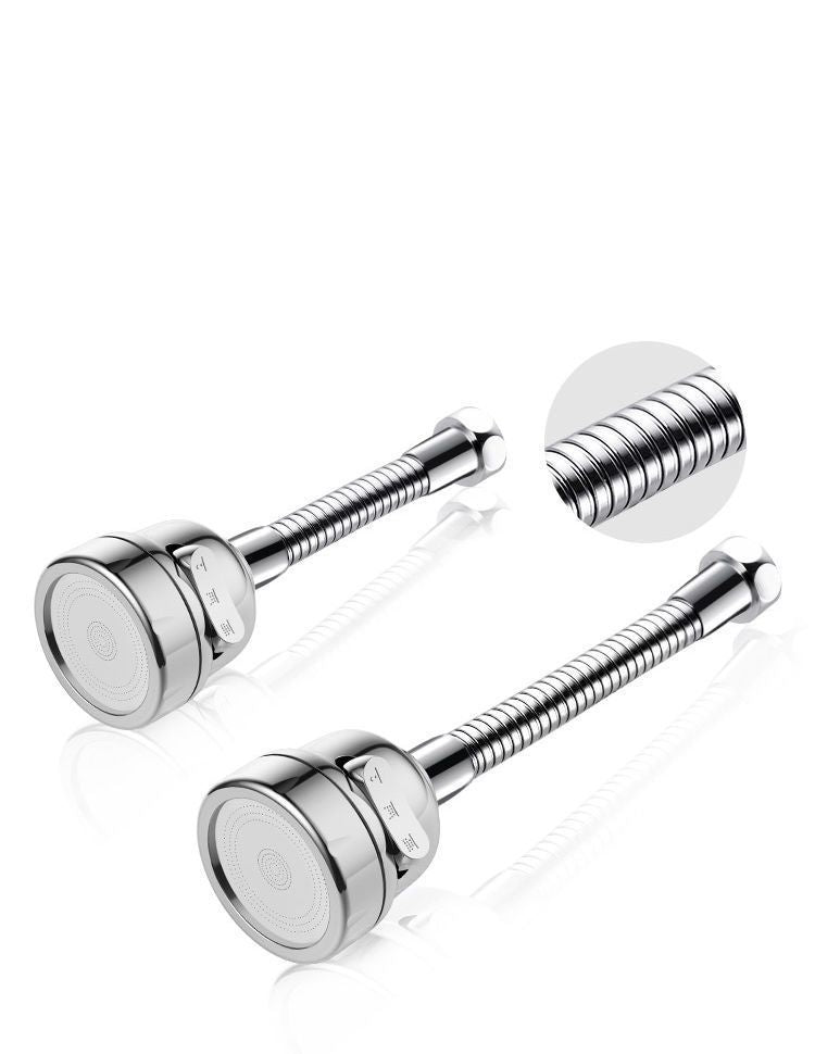 Kitchen Splashproof Booster Faucet Multi Direction Swivel Faucet