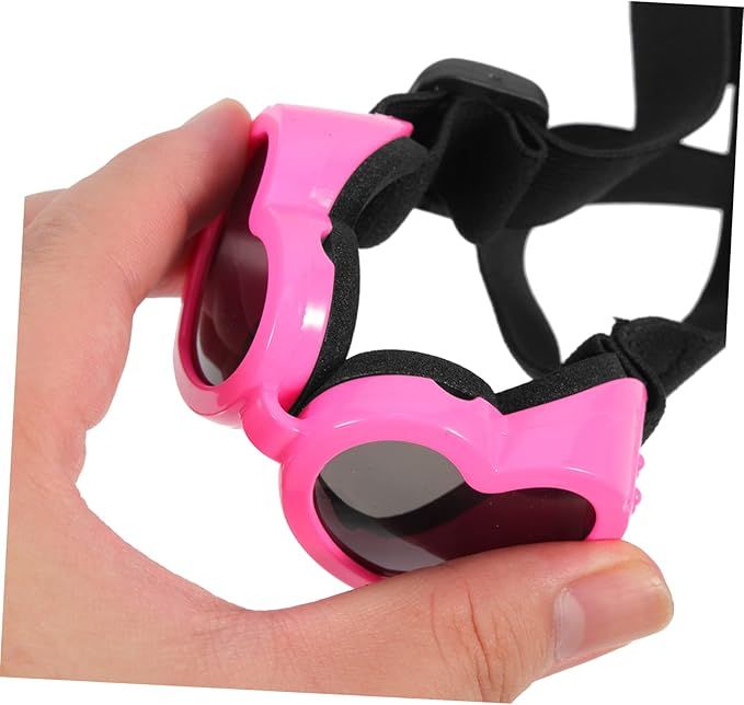 Dog Goggles Dog Glasses Heart Shape Pet Sunglasses for Small Dogs Pet Supplies
