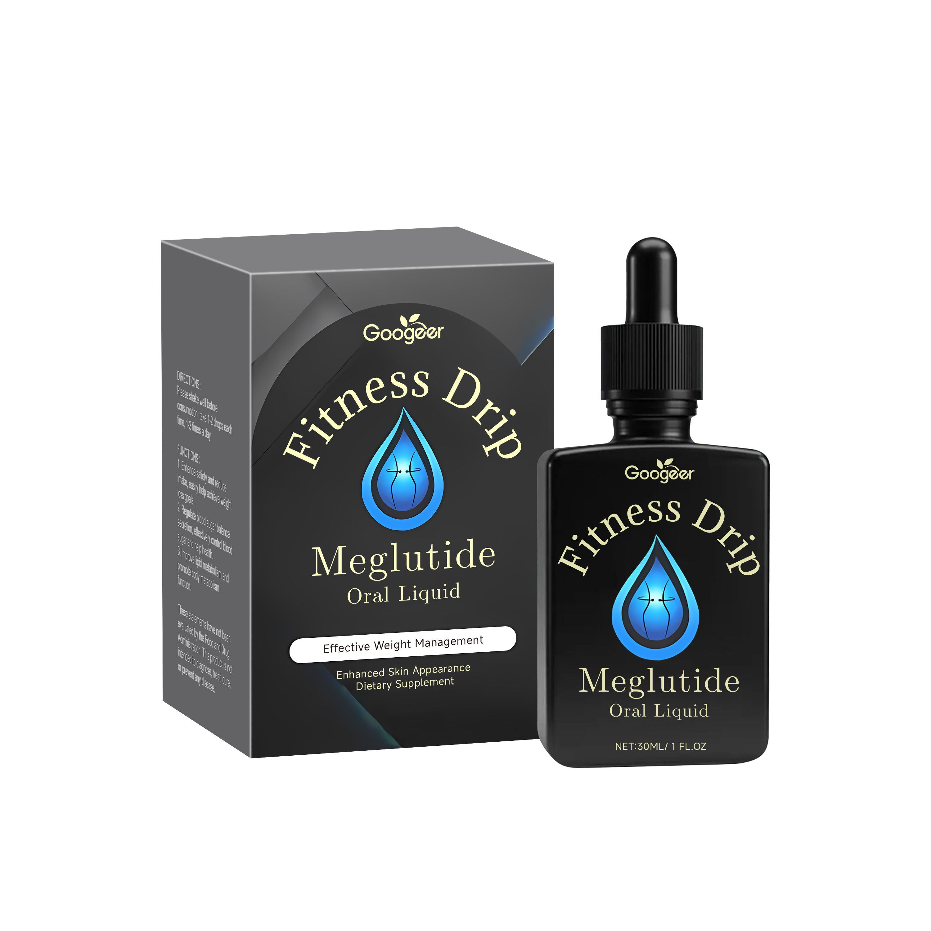 Body Care Oral Liquid, Slimming Herbal Drops, Easy to Use, Fresh Taste ,30ml