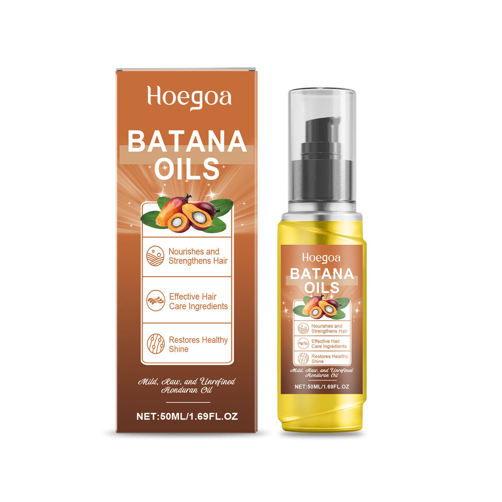 Batana Nourishing Hair Oil, Hair Care Essential for Strong, Fluffy, Healthy Hair ,50ml