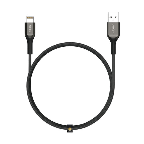 Aukey CB-AKL2 MFi Lightning Sync & Charge Kevlar Cable 2m - Black