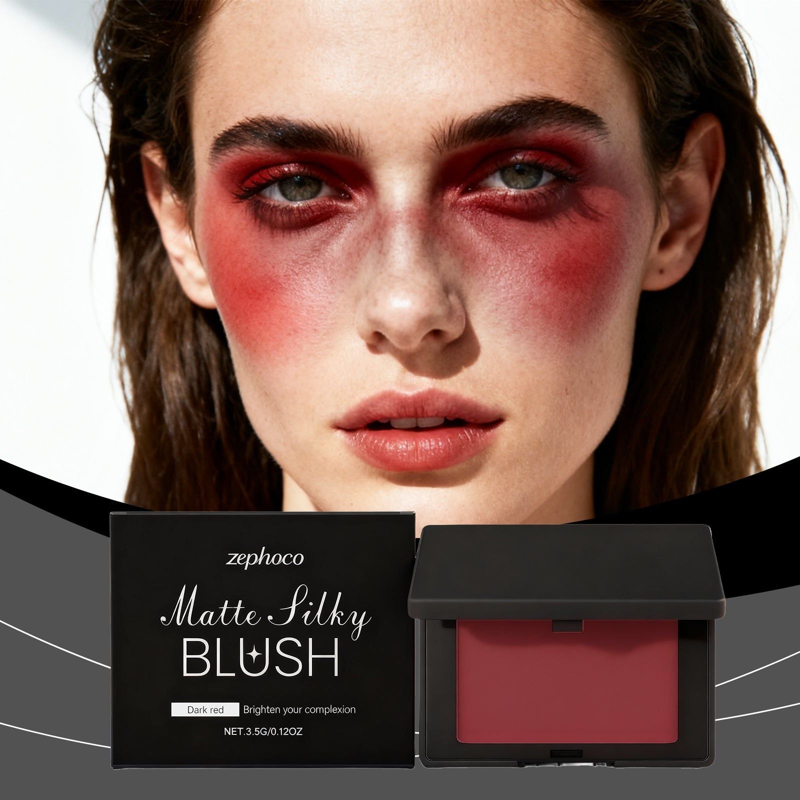 Ambient Blush, Matte Red, Long-Lasting, Water-Resistant, Easy Blend ,3.5g