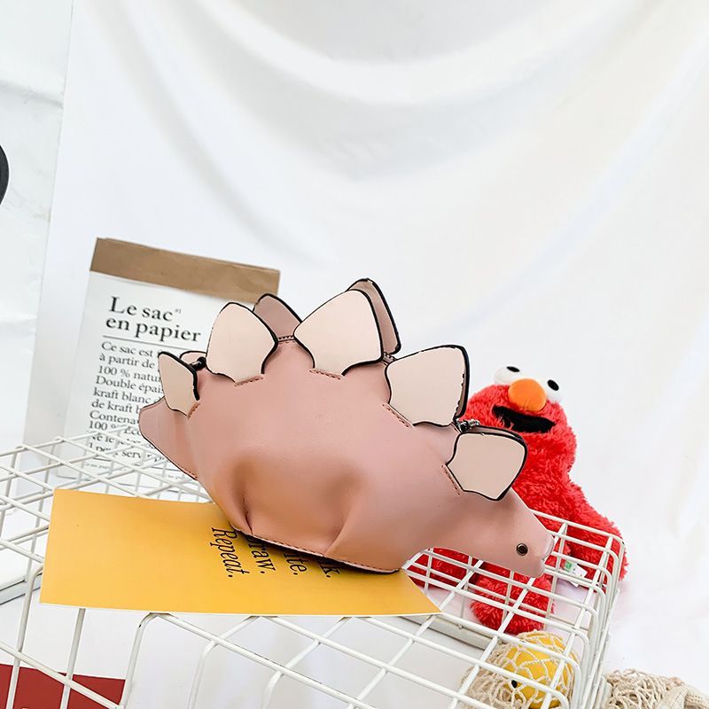 Dinosaur Messenger Bag Animal Shaped Crossbody Bag Leather Shoulder Purse For Women