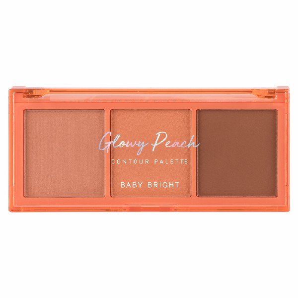 GLOWY PEACH CONTOUR PALETTE 4G X 3COLORS BABY BRIGHT (M)