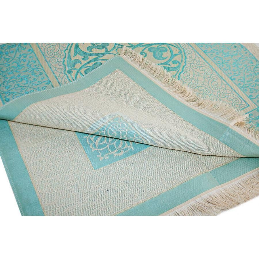 Gift Prayer Rug Pearl Rosary Cylinder Box 117*67 cm Taffeta Fabric Muslim Islamic Ramadan