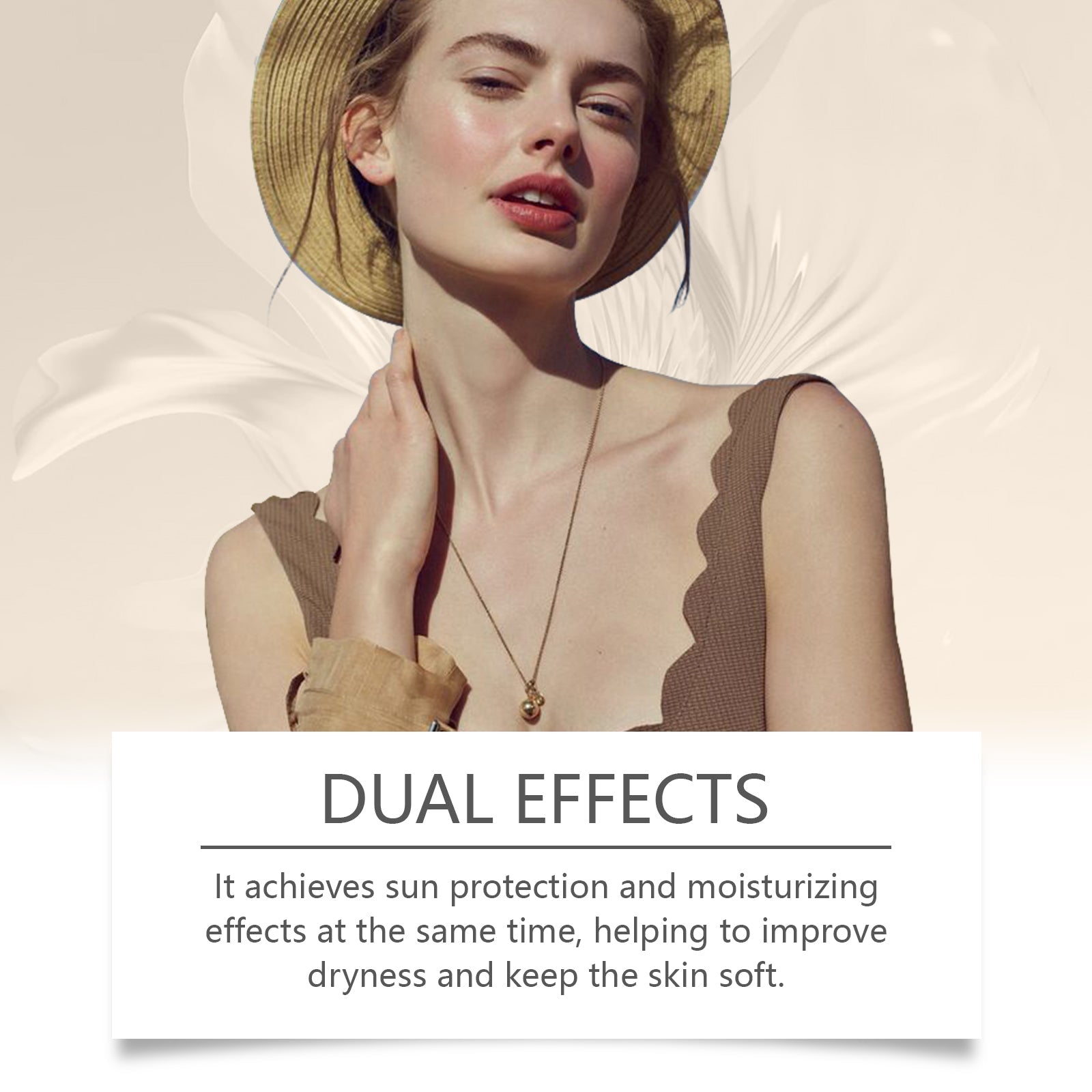 Body Care Moisturizing Sunscreen, Lightweight Outdoor Protection, Gentle Daily Skin Shield ,50g