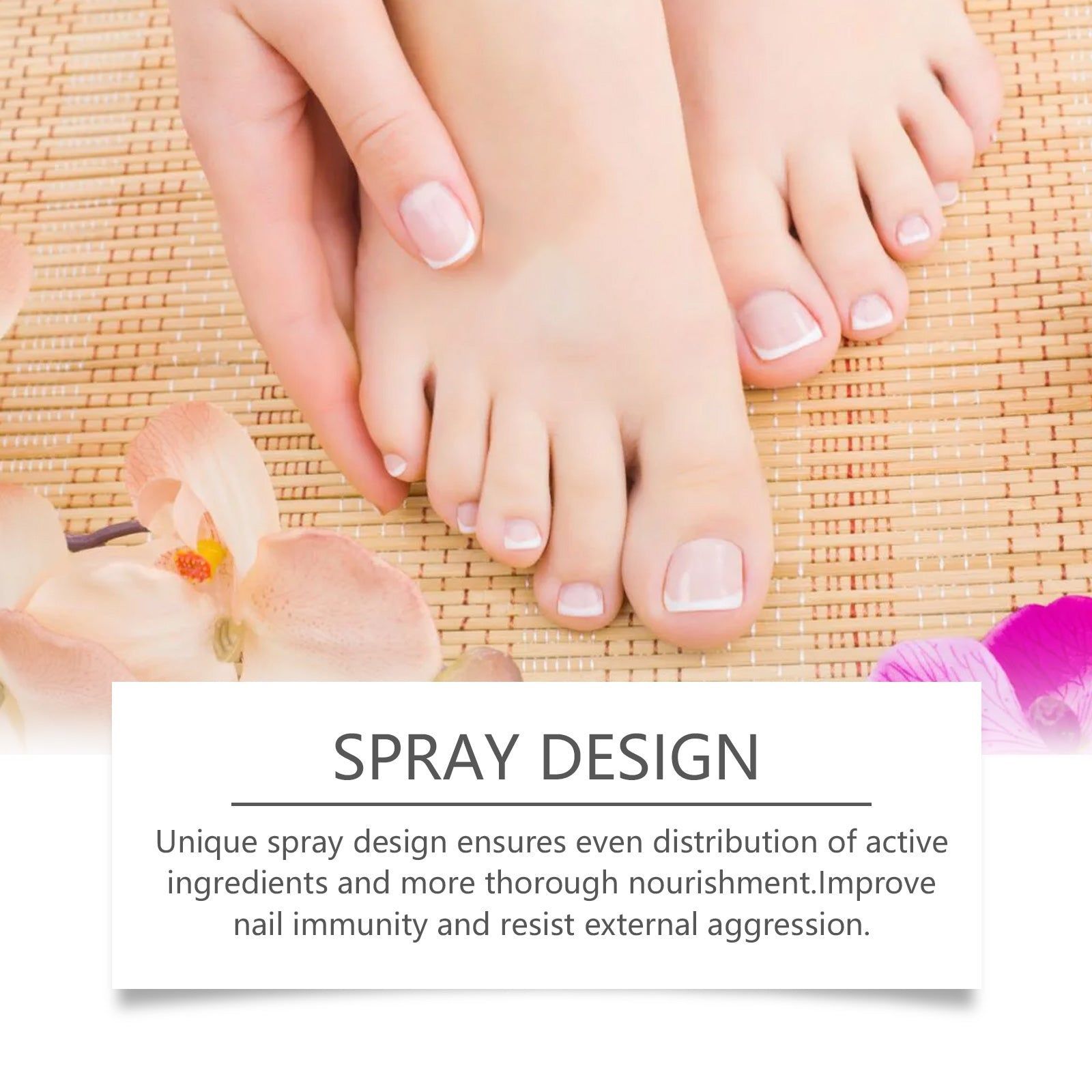 Bee Venom Nail Spray, Nourishing Foot & Nail Care, Deep Moisturizer, Repair Dry Skin ,100ml
