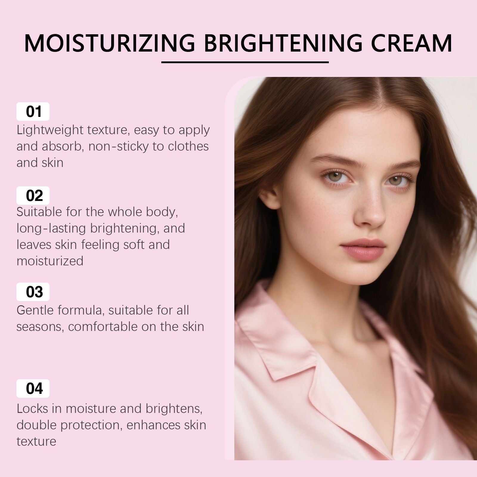 50g Face Moisturizer Cream with Hydrating and Radiant