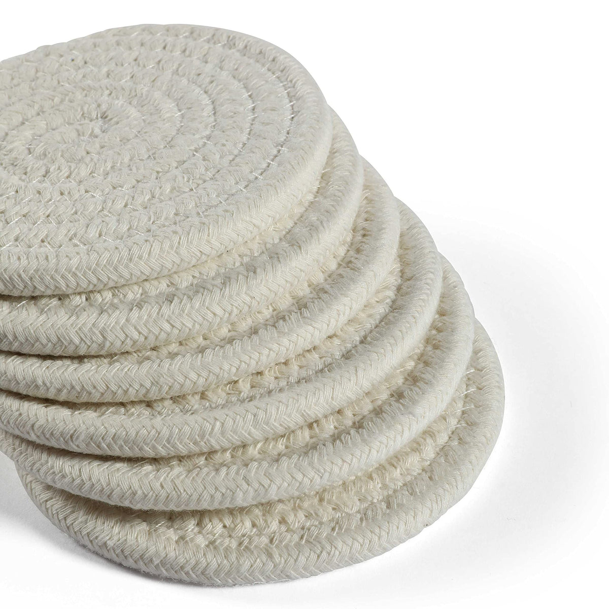 Set of 6 Farmhouse Absorbent Coasters for Coffee Table