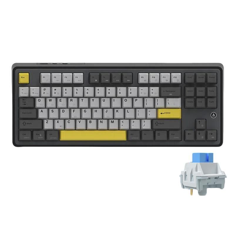 Ajazz AK870 RGB Keyboard Flying Fish Axis Black