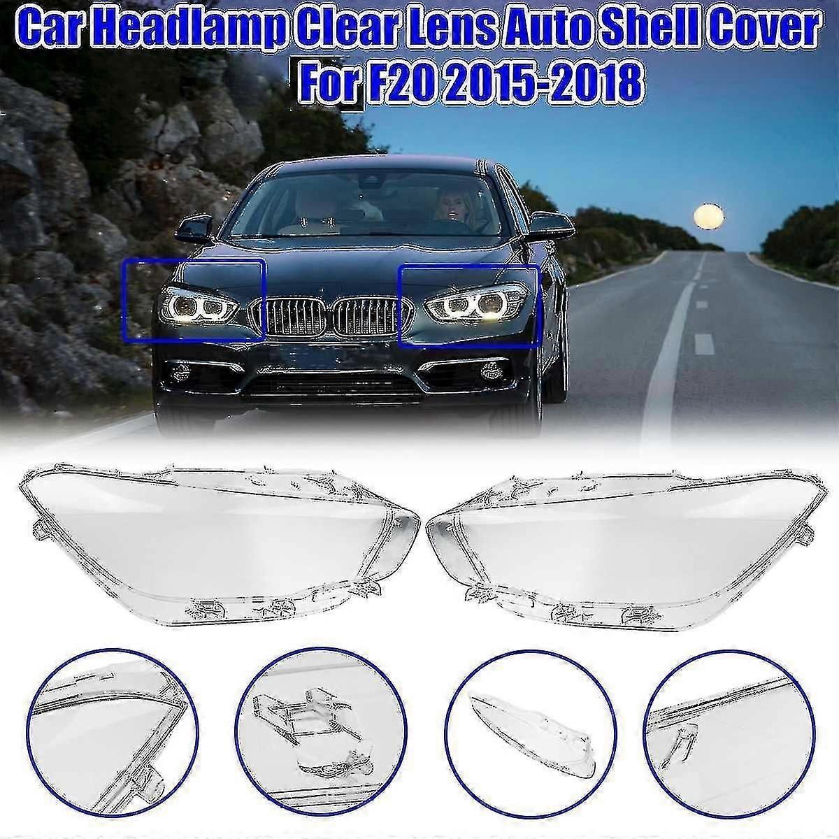 Left Headlight Lens Cover for BMW 1 Series F20 Models
