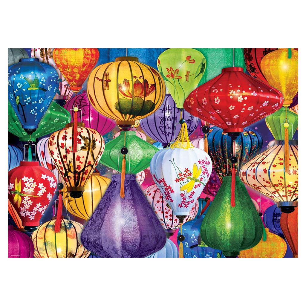 Asian Lanterns 1000 Pieces Puzzle